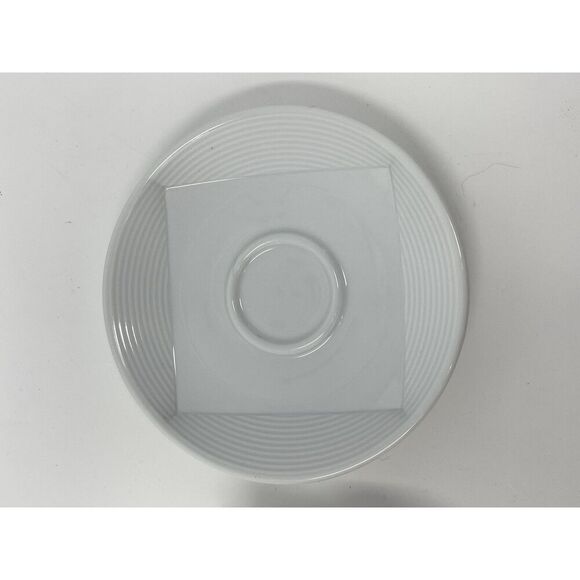 Wedgwood Restaurantware Espresso Demitasse Cups Saucers White Modern Set Of 4 - Picture 7 of 9